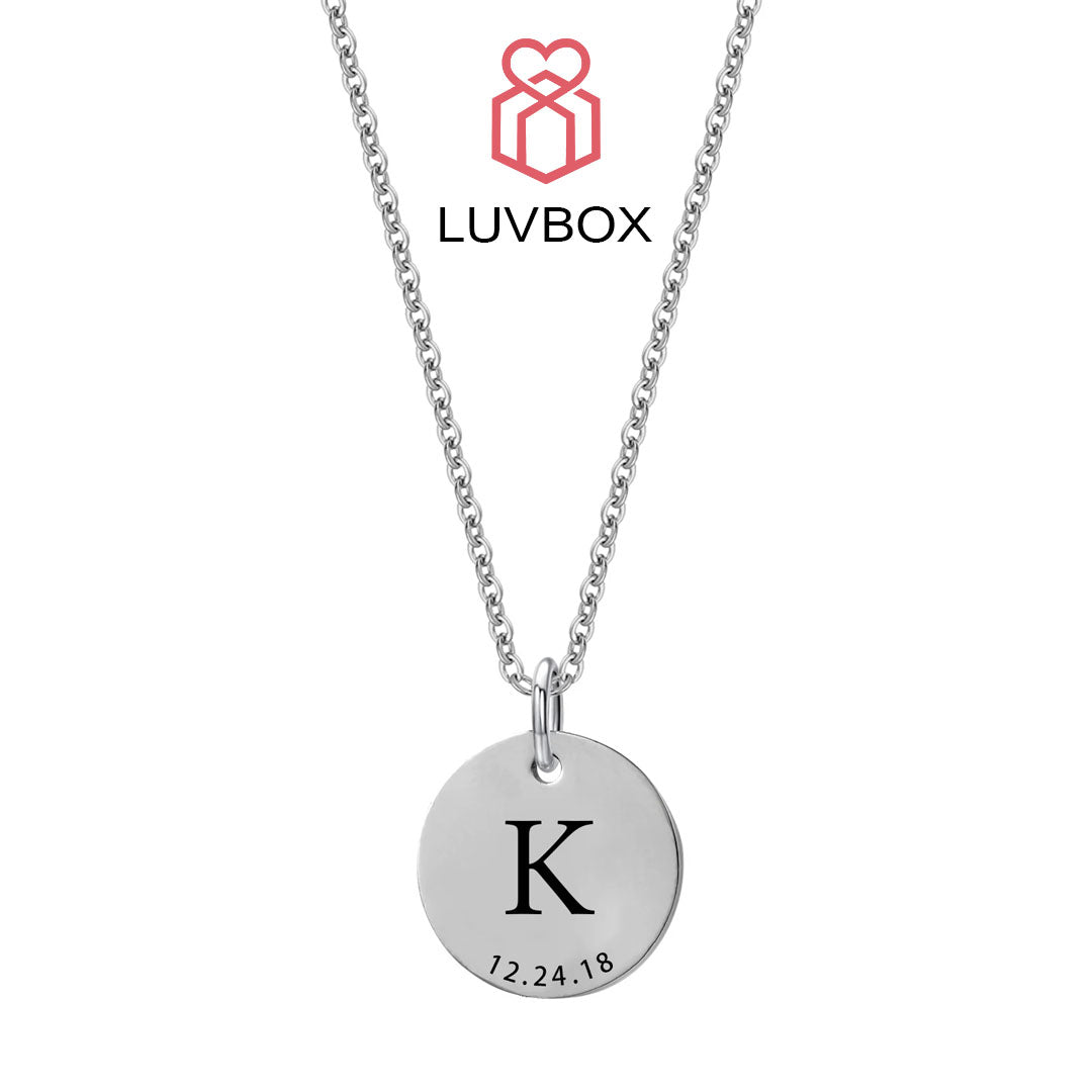 LuvBox™ - w/ Engraved Disc Necklace