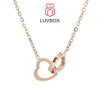 Rose LuvBox™ - w/ Engraved Heart Necklace