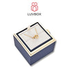 Blue LuvBox™ - w/ Gold Engraved Heart Necklace