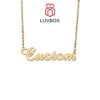 LuvBox™ - Gold Custom Name Necklace