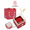 Rose LuvBox™ - w/ Engraved Heart Necklace