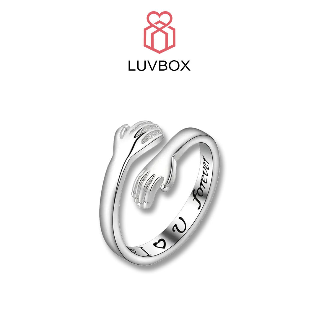 LuvBox™ - Engraved Hug Ring